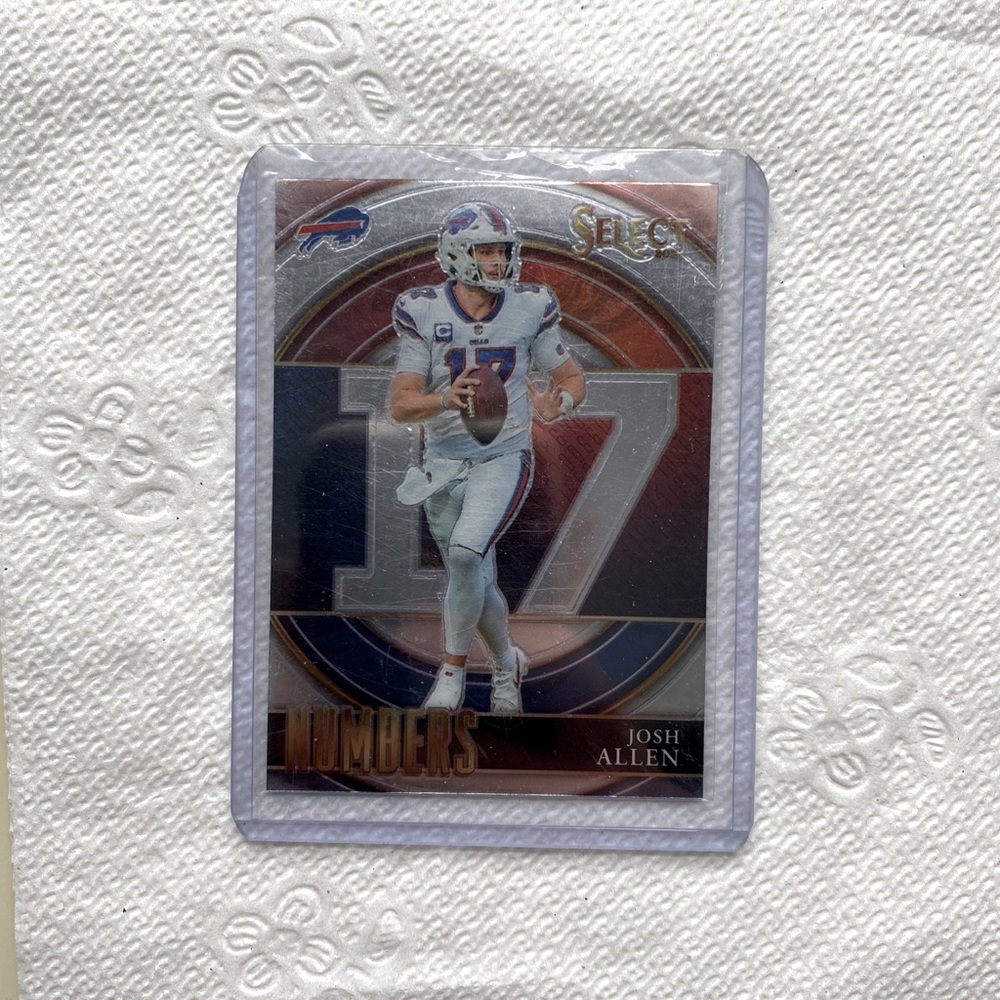 Josh Allen select numbers card